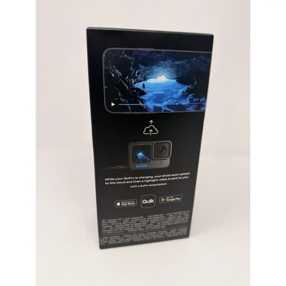 New GoPro 12 Black Voice Control Waterproof Action Camera New in Box
